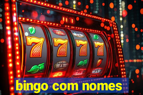 bingo com nomes